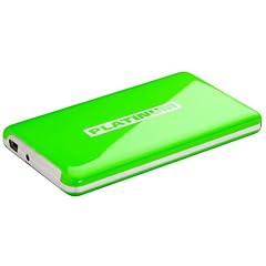 Platinum MyDrive 120 GB Externe Festplatte (4,6 cm (1,8 Zoll), 5400 U/min, SATA, USB 2.0) leuchtgr�n