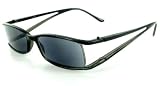 Tahoe Full Sun Readers Sunglasses (NOT A BIFOCAL) for youthful and active men and women who like to look great while reading in comfort in the sun. (Smoke +1.00)
