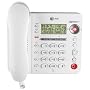 AT&T 1856 Corded Speakerphone with Digital Answering System (White)