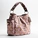 AUTHENTIC COACH PARKER OP ART SHOULDER BAG (Rosegold/Bronze)