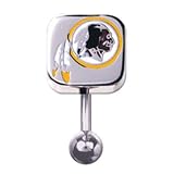 Washington Redskins 316L Stainless Steel Belly Ring - 14G - 3/8 Inch Bar Length - Sold Individually