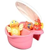 Tub Toy Organizer by Potty Patty - Pink for Girls