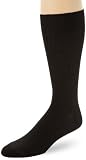 Dockers Men's 3-Pack Performance Dress Rib Socks, Black, 6-12