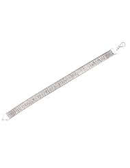 Sterling Silver 7.25" 8.5mm Velvet Omega Shiny Textured Ladies Bracelet