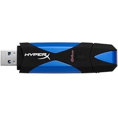 KINGSTON USB-Stick DataTraveler HyperX - 128 GB - schwarz / blau + 2 JAHRE GARANTIE