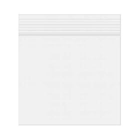 1000 CLEAR Reclosable Zipper Bag. 2'' x 2'' - 2 mil thick