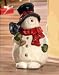 Pappmasche Deko Schneemann 40cm Weihnachten