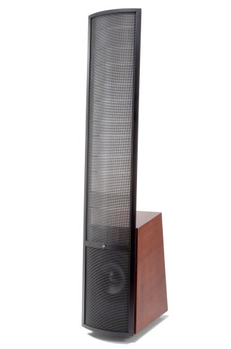 MartinLogan Vista High-Performance Electrostatic Speaker (Single, Dark Cherry/Black Aluminum)
