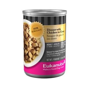Eukanuba Adult Cuts Dinner with Chicken in Gravy Canned Dog Food