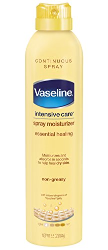 Vaseline intensive care spray moisturizer, essential healing 6.5 …