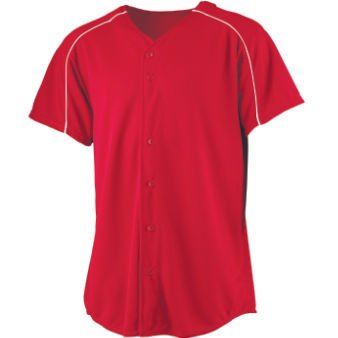 Wicking Button Front Baseball Jersey by Augusta Sportswear (in 9 colors, Style# 582)