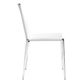 Zuo 101106 Alex Chair - White - 4 Pack by zuo