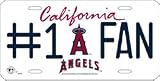 Anaheim Angels MLB #1 Fan License Plate Tag