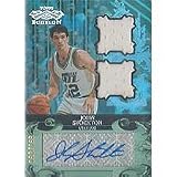 John Stockton 2007 / 2008 Topps Echelon Autographs Dual Relics #TEADR-JST Autographed Dual Authentic Game Used Jerseys (Both Swatches Are White) Insert Card Numbered 198 of 199 Made.