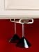 16 inch Stemware Rack Satin Nickel Plate