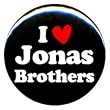1" Jonas Brothers "I Love Jonas Brothers" Button/Pin