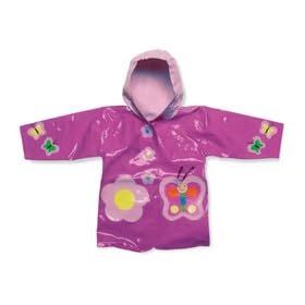 Kids Kidorable Rubber Raincoat Girls Butterfly