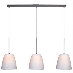 ET2 Slate E22603-76 Mini Cone (8H x 9W) Multi Pool Table 3 Light 300 watt Pendant in Satin...