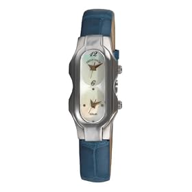 Philip Stein Women's 4FMOPATL Small Alligator Strap Watch