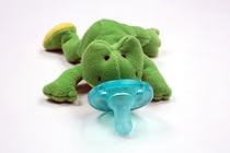 Wubbanub Infant Pacifier ~ Green Frog