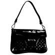 Women's Black/Noir Leather Clutch: Black/Noir Clutch