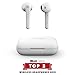 Urbanista Stockholm True Wireless Earbuds 14H Playtime Bluetooth 5.0 with Charging Case, Touch Controls & Dual Mic Earphones Compatible with Android and iOS - White