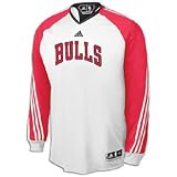 Bulls adidas NBA On Court L/S Shooting Shirt - Men's
