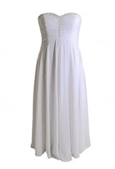 Chiffon Sweetheart Elasticized   Waistline Beaded Belted Lace Wedding Dress 