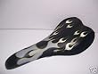 Racing Saddle Bicycle Seat Black Yellow Flame