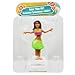 Solar Powered Dancing Hula Girl - Green Skirt, Pink Top (Qty 2)
