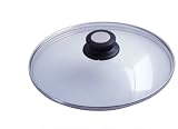 De Buyer - 4112.24 - Couvercle - Verre - Anse Bakélite / Inox - Diamètre: 24 cm