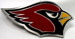 Arizona Cardinals Enamel Pewter Buckle, NFL Football Buckle