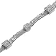 14K White Gold Diamond Bracelet - 1.25 Ct.