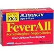 FeverAll Acetaminophen Suppositories, Jr Strength Ages 6-12 Years 6 ea