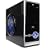 10-Bay ATX Computer Case with 550W PSU & 9.84-Inch Blue LED Fan