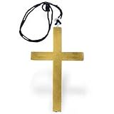 Large Gold Cross Necklace