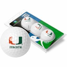 Miami Hurricanes Top Flite Xl Golf Balls 3 Ball Sleeve Of 3)