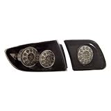 AnzoUSA 321251 Smoke LED Taillight for Mazda Mazda 3 - 4 Piece - (Sold in Pairs) by AnzoUSA