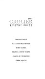 The Grolier Poetry Prize Anthology. Volume 16. 1999.