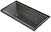 KOHLER K-1167-RH2-58 Underscore 60-Inch x 30-Inch Alcove Whirlpool with Tile Flange and Right-Hand Drain, Thunder Grey