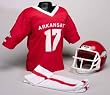 Arkansas Razorbacks Youth Uniform Set - size Small - College Athletics Sports Merchandise