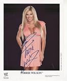 TORRIE WILSON WWE AUTO PROMO AUTOGRAPH SIGNED P-1187