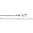 14K White Gold 1.50mm Wheat Chain - 16", 18", 20" and 24"