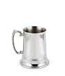 Brilliant Double-Walled (12 Oz.) Beer Mug - Fine Stainless Steel Barware for Your Enjoyment