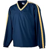 Youth Nylon Pullover With Accent Stripe