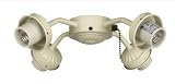 Ellington Four Light Fitter in Bone