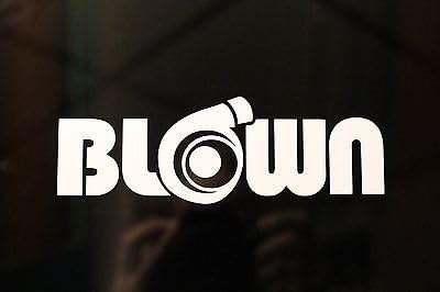Blown Decal JDM Boost VW Drift Turbo Stance Boosted Subaru STI WRX GTI 240Z