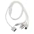 Premium Composite AV Cable + USB Charging Sync Cable for Apple Iphone 3G (Compatible with Firmware Version 2.2), iPhone 8GB, 16GB, iPhone 2G, iPod Nano (3rd / 4th Generation), iPod Touch (1st / 2nd Generation) 8GB, 16GB, 32GB, iPod Classic