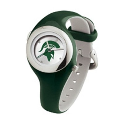 Nike Triax Swift Sync Analog NCAA Michigan State University Team Watch - Green/Grey - WD0129-333