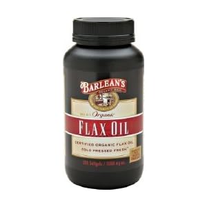 Barlean's Organic Oils Fresh Flax Oil, 250 Count softgels Bottle by Barlean's Organic Oils